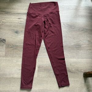 Aerie Maroon Active Leggings